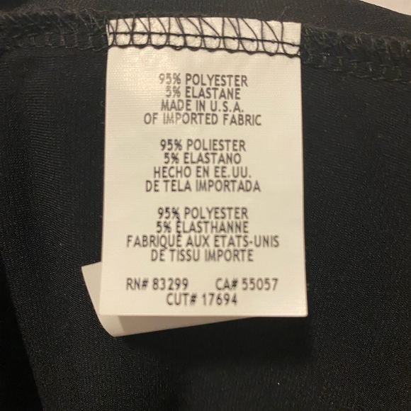 Annalee + Hope M Black pearls and rhinestones Shift Dress Stretch Evening - Picture 3 of 7